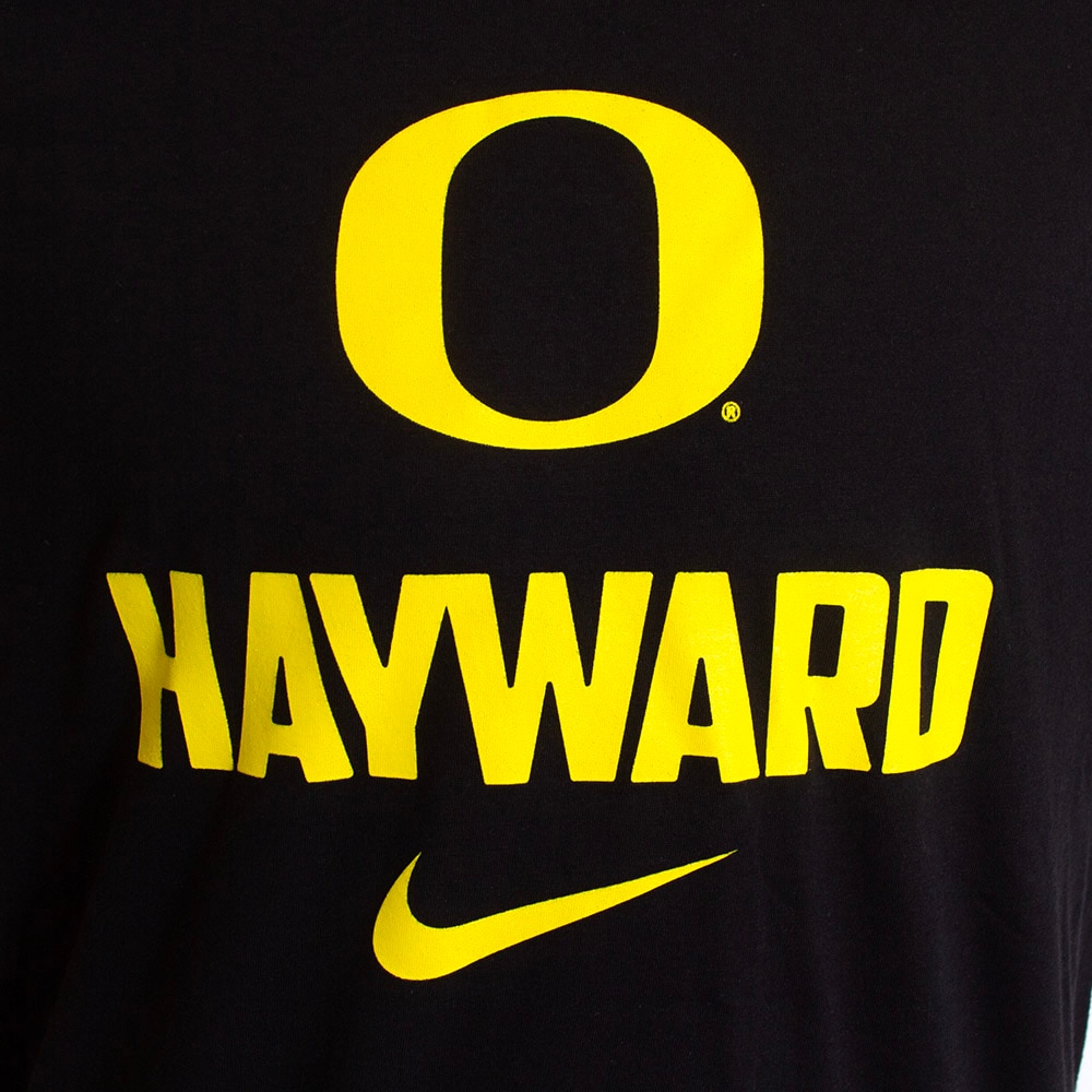 Hayward Field, Nike, Black, Crew Neck, Cotton, Men, Track & Field, T-Shirt, 428956